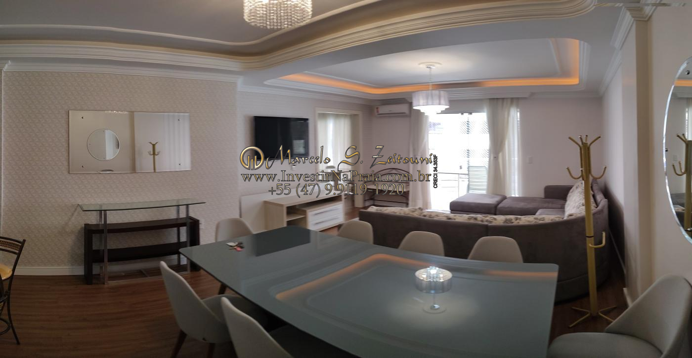 Apartamento 3 dormitórios para Temporada em Itapema / SC no bairro Meia Praia